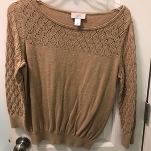 Loft Tan Sweater